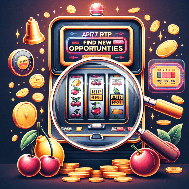 Menemukan Peluang Baru dengan API77 RTP Slot