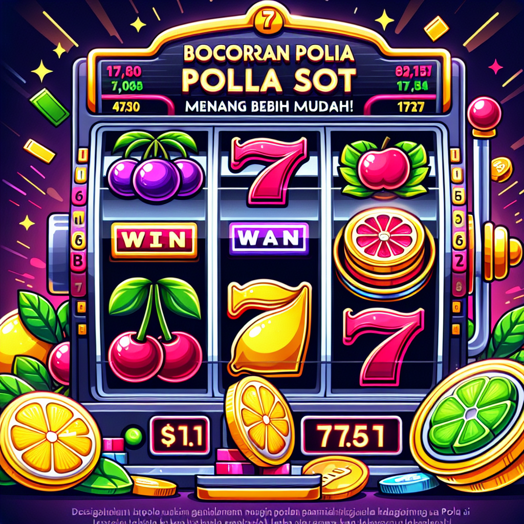 Bocoran Pola Slot API77: Menang Lebih Mudah!